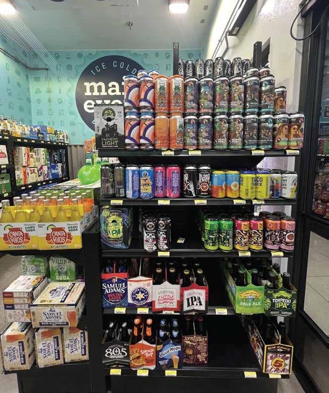 Main Event beer cave